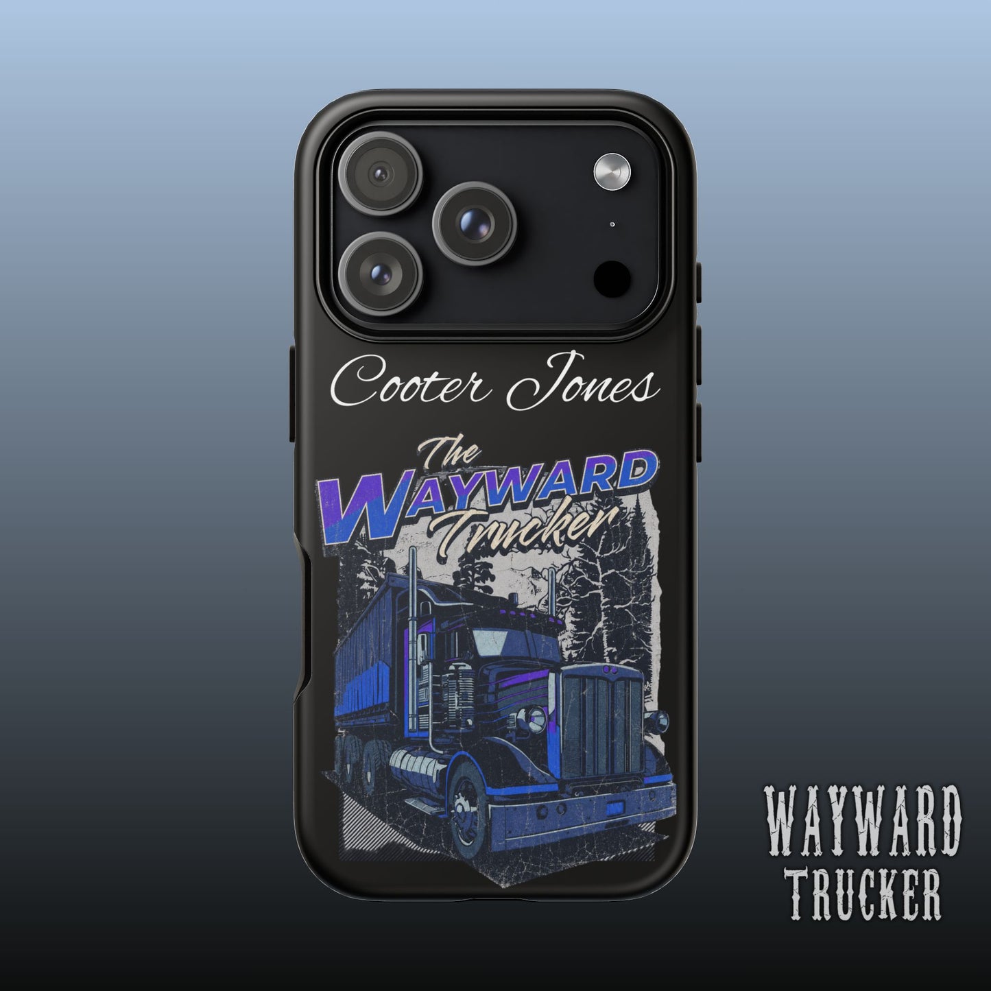 The Wayward Trucker™ Midnight Blue Edition— Personalized Phone Case