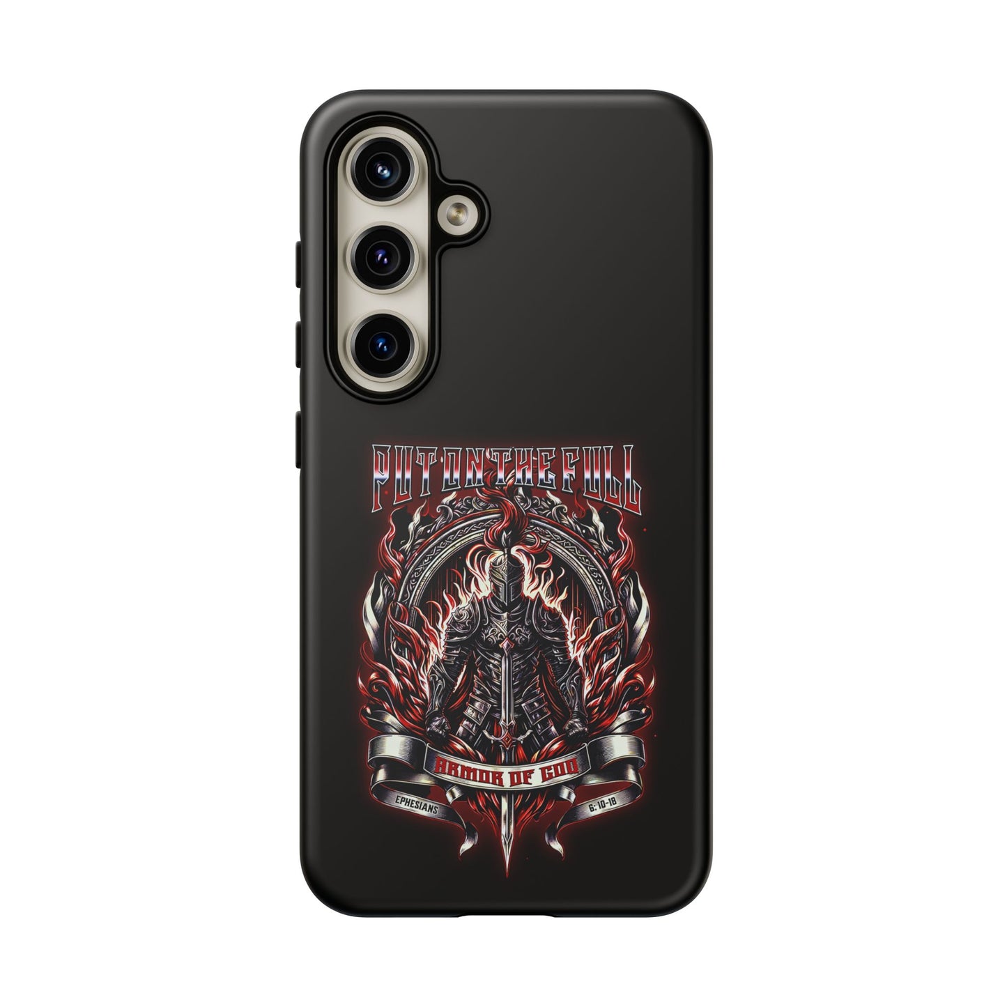 Armor of God Phone Case – Christian Warrior Design | Worship Wear Collection