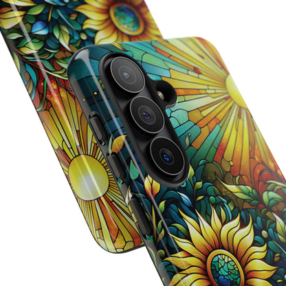Cathedral Sunflowers - Personalized Phone Case