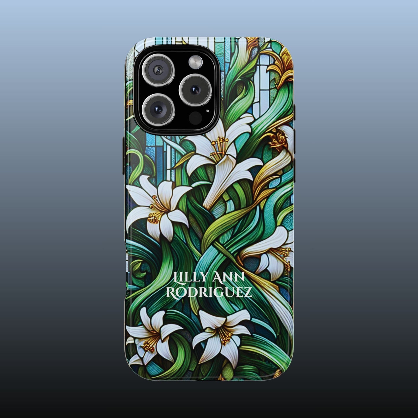 Cathedral Lilies - Personalized Phone Case