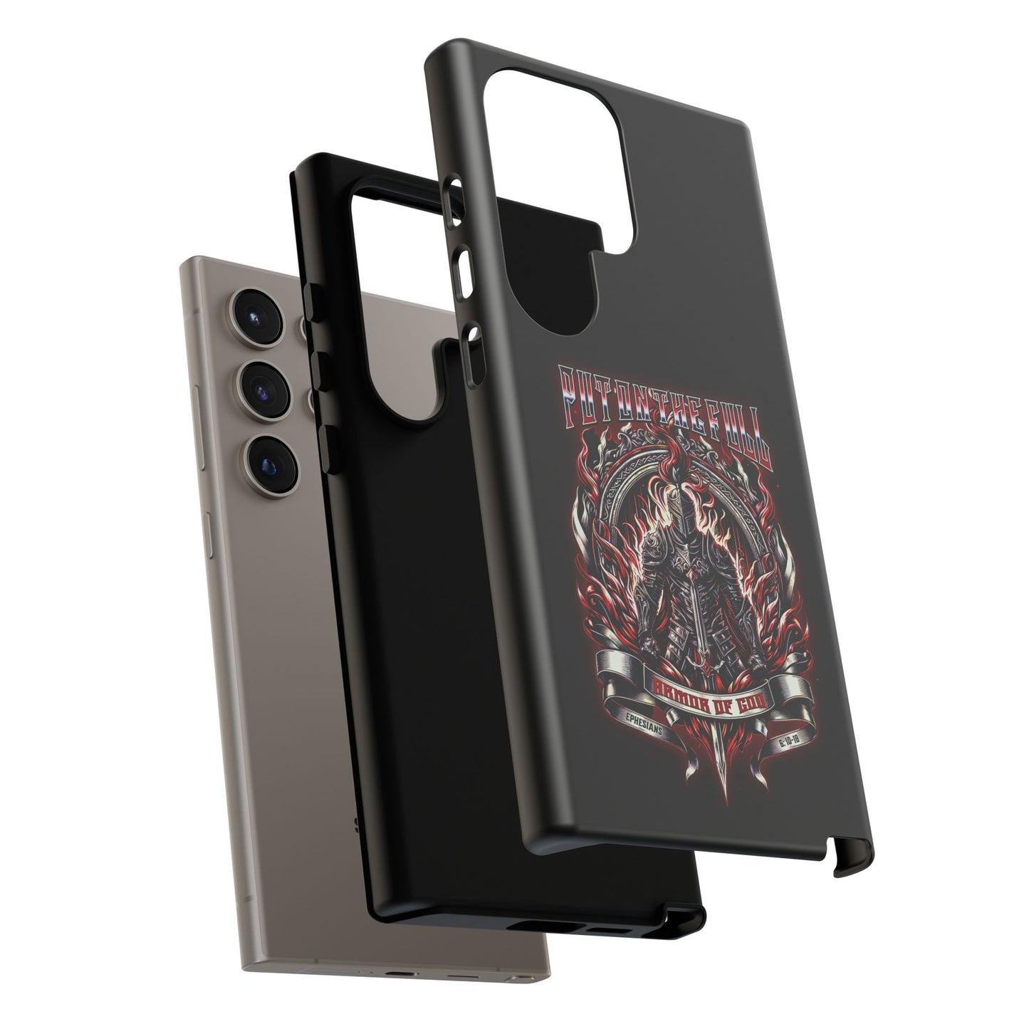Armor of God Phone Case – Christian Warrior Design | Worship Wear Collection