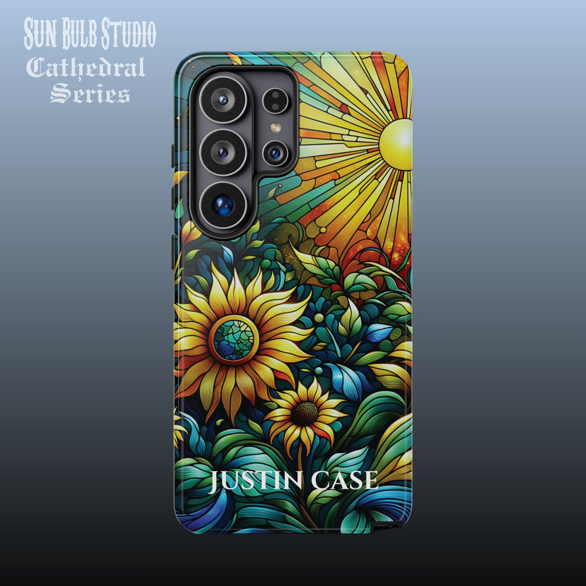 Cathedral Sunflowers - Personalized Phone Case