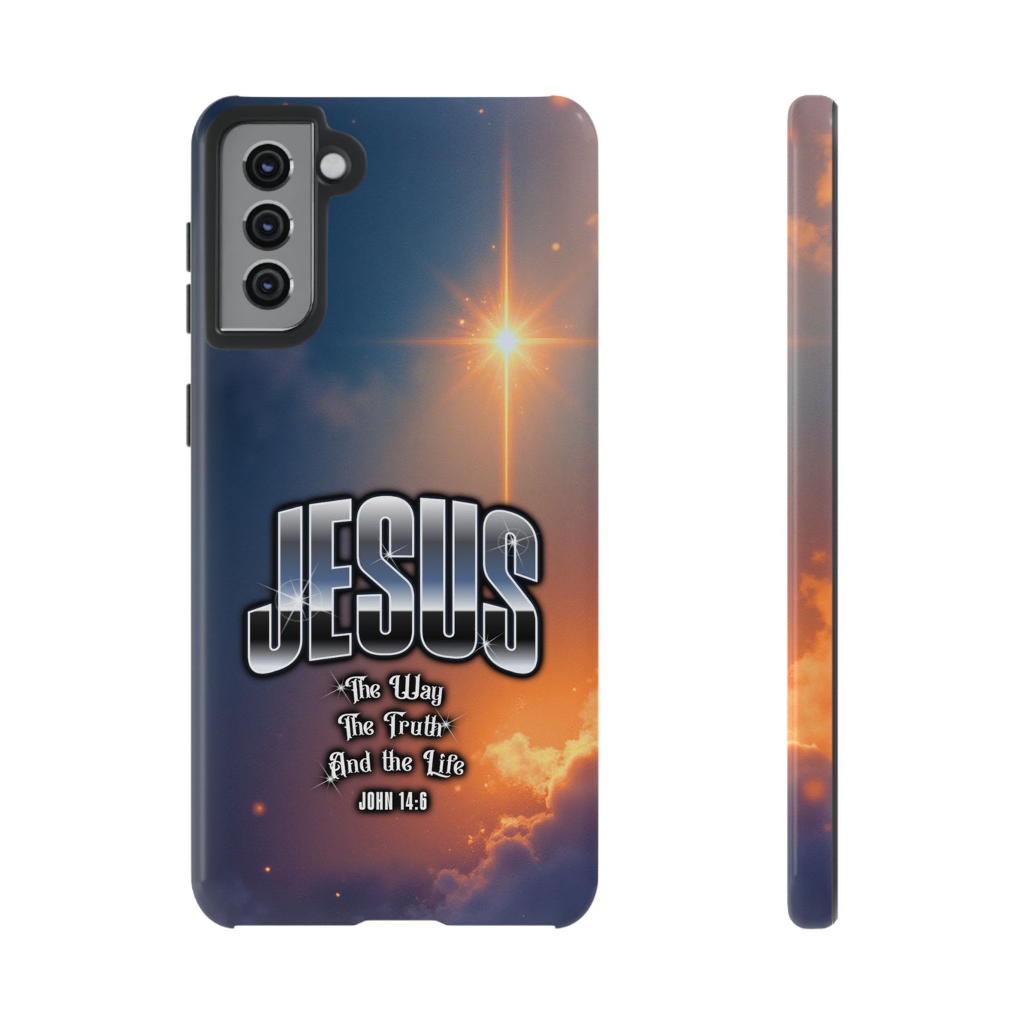JESUS — The Way, The Truth, The Life — Radiant Sunrise Edition Phone Case