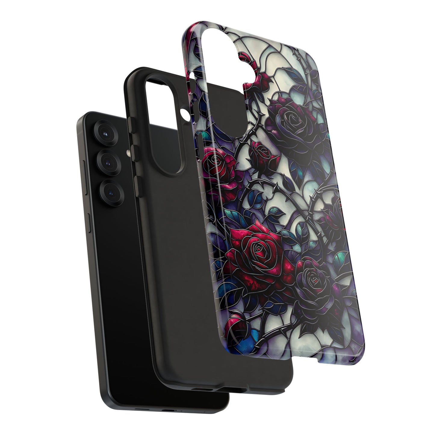 Cathedral Night Roses – Phone Case