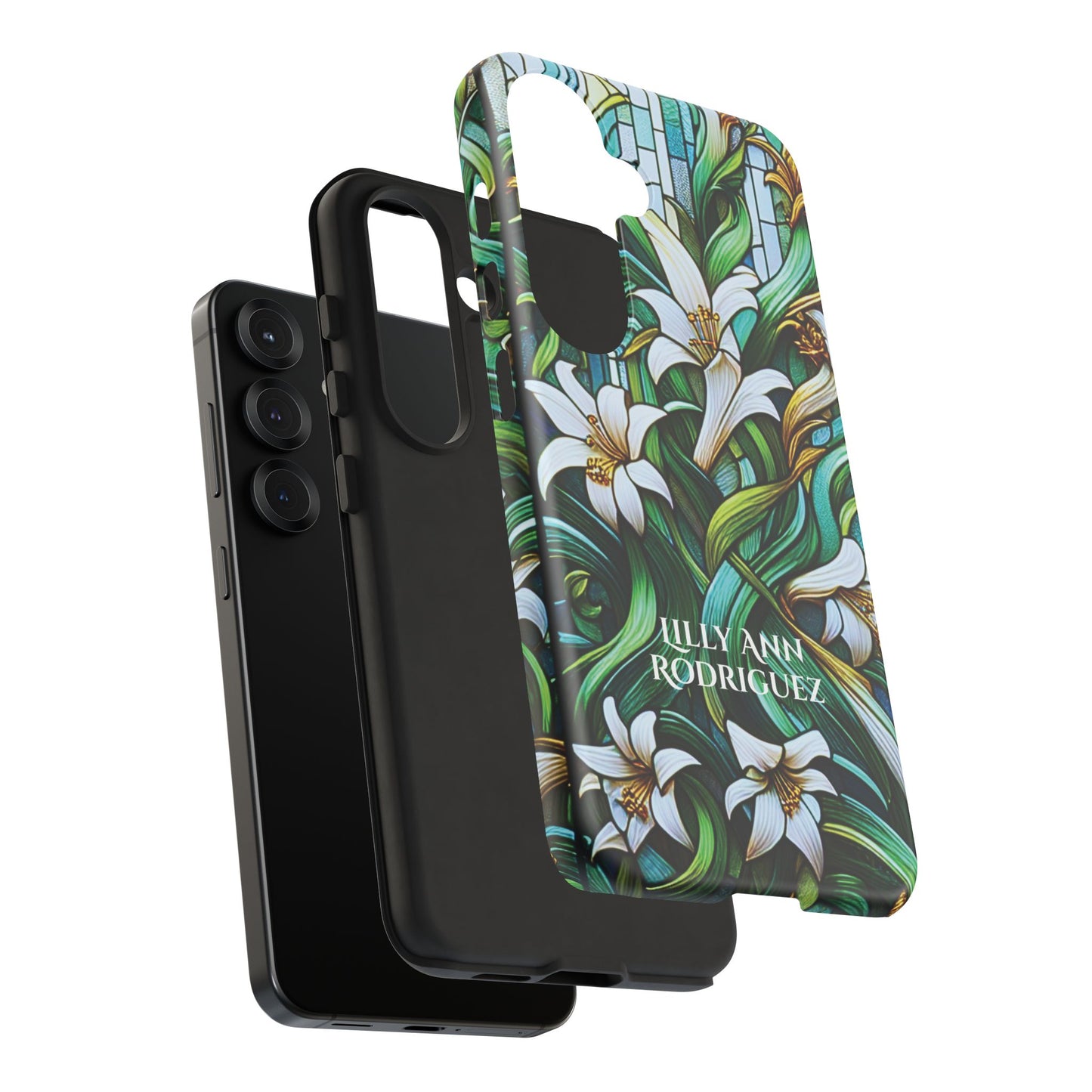 Cathedral Lilies - Personalized Phone Case