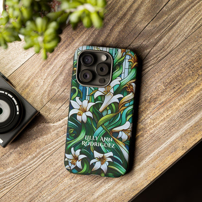 Cathedral Lilies - Personalized Phone Case