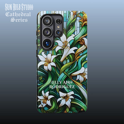 Cathedral Lilies - Personalized Phone Case