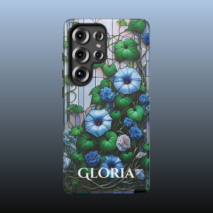 Cathedral Morning Glories - Personalized Phone Case