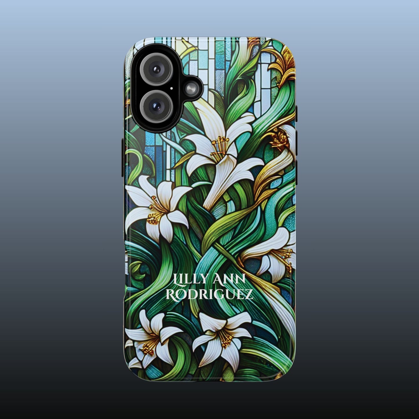 Cathedral Lilies - Personalized Phone Case