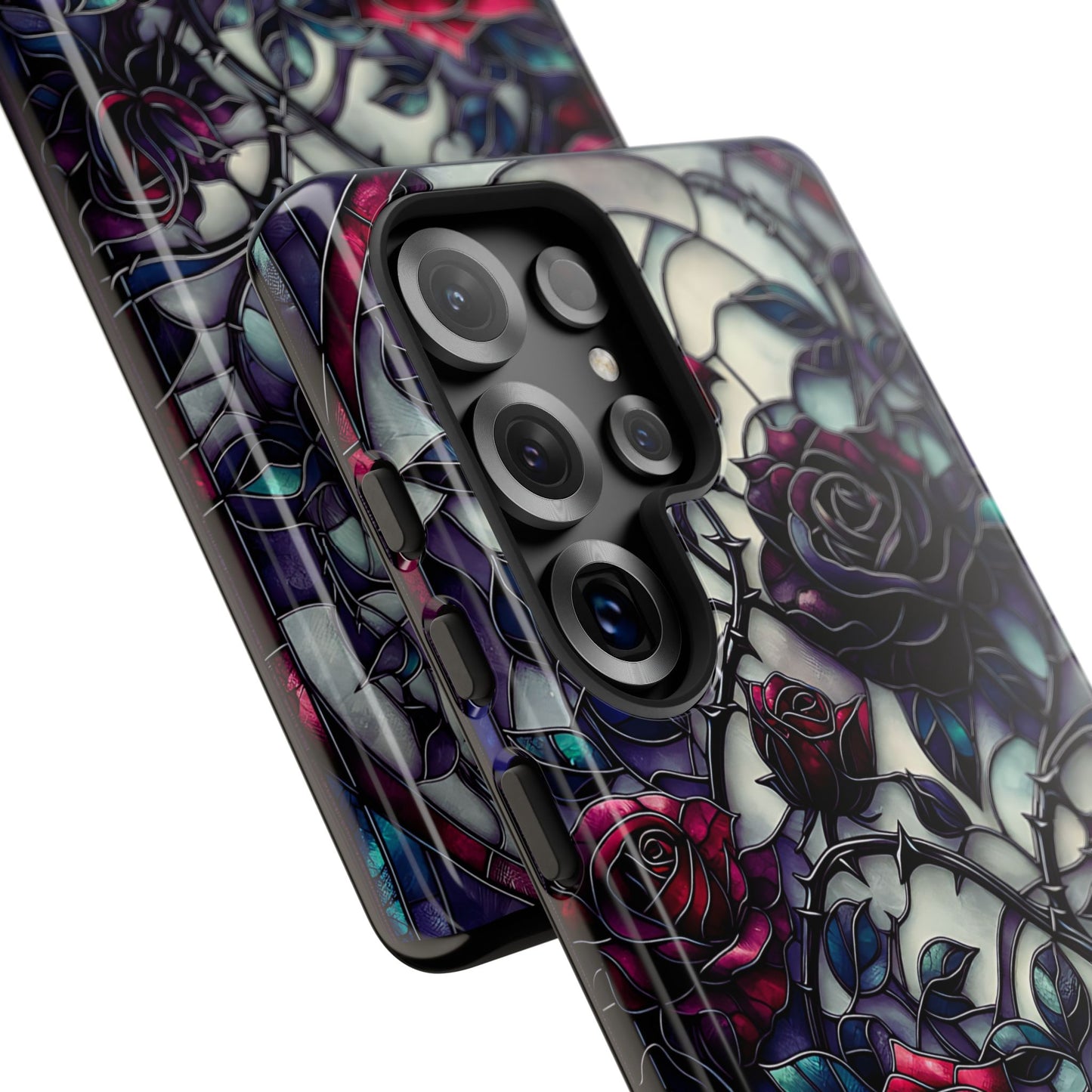 Cathedral Night Roses - Personalized Phone Case