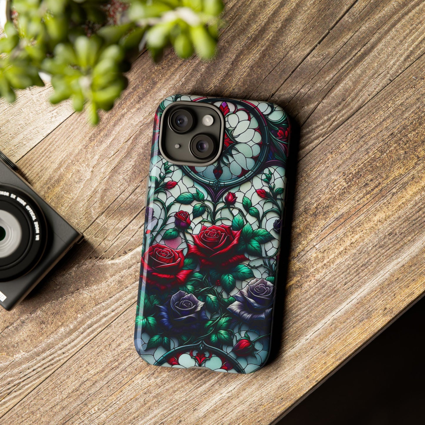Cathedral Dawn Roses - Phone Case