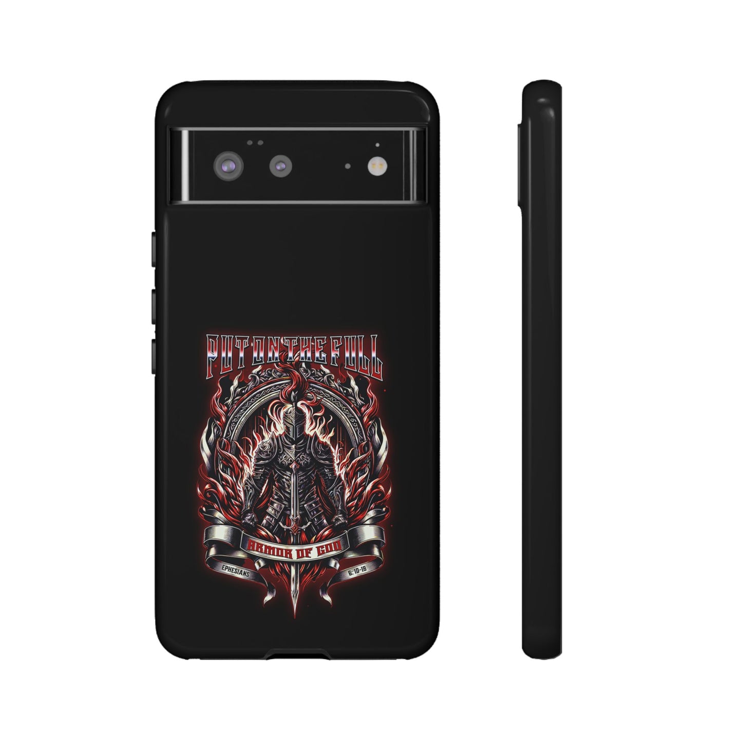 Armor of God Phone Case – Christian Warrior Design | Worship Wear Collection