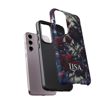 Cathedral Night Roses - Personalized Phone Case