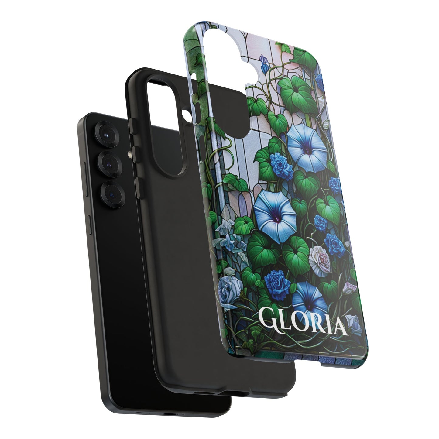 Cathedral Morning Glories - Personalized Phone Case