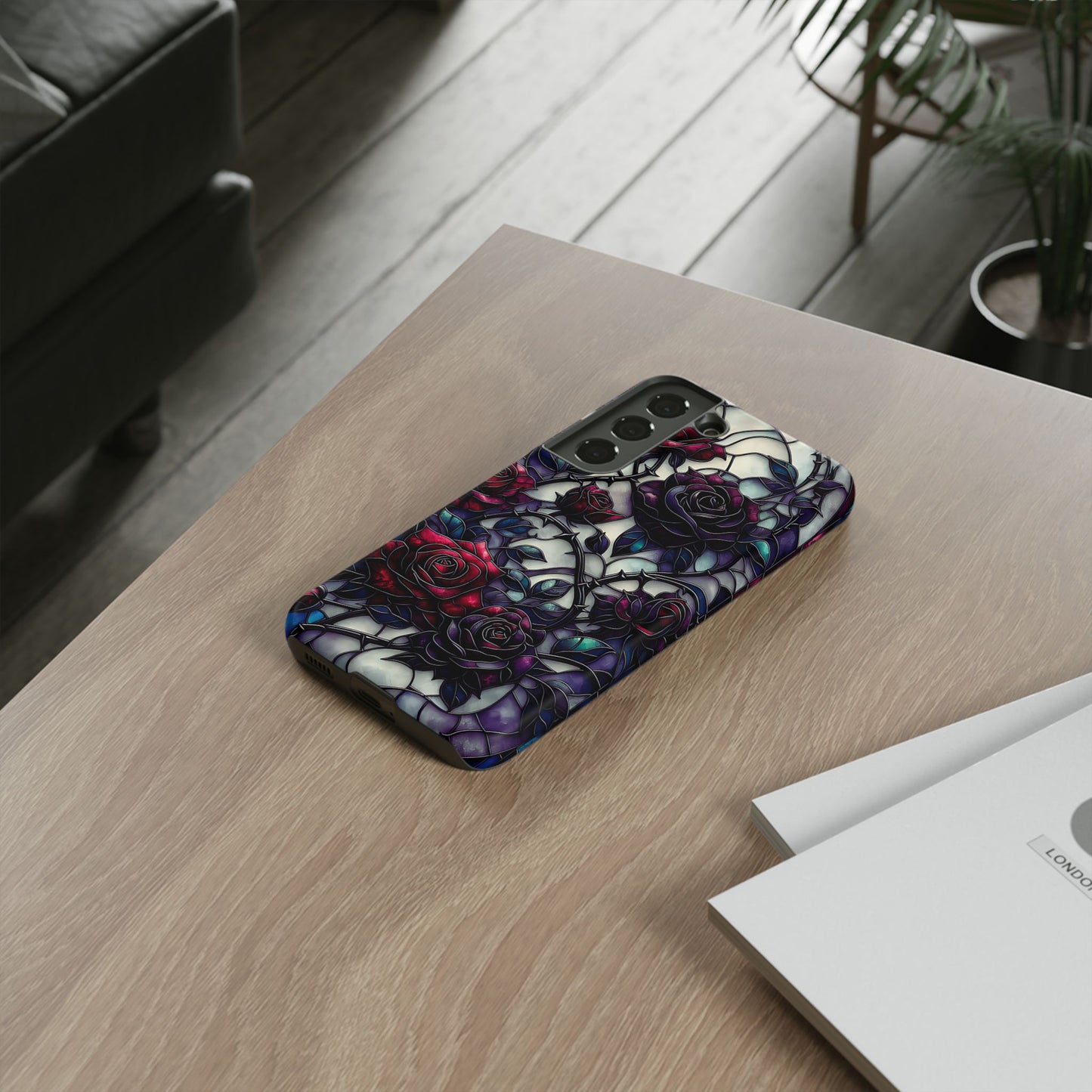 Cathedral Night Roses – Phone Case