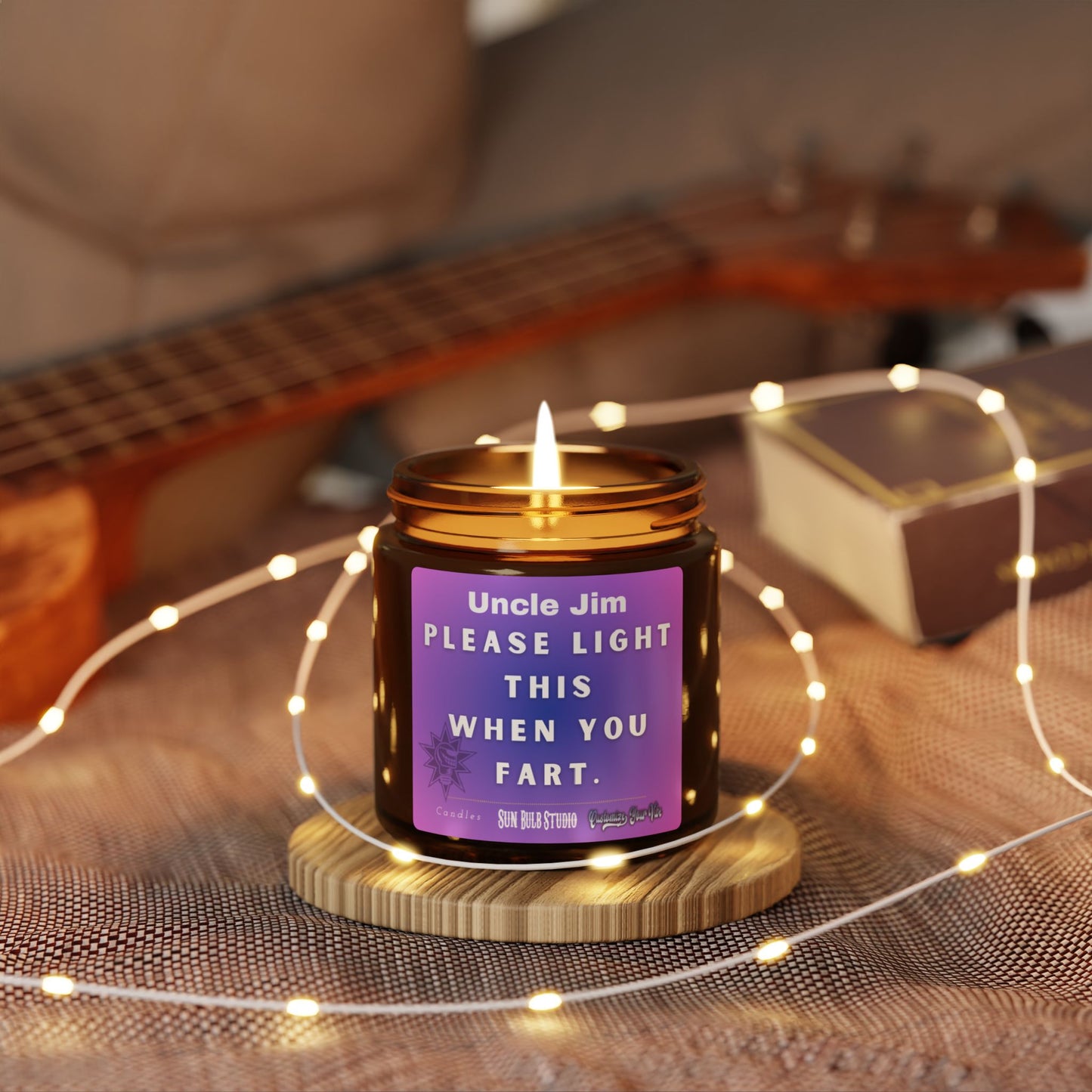 Customize Your Vibe™ Personalized Candle – Light This When You Fart