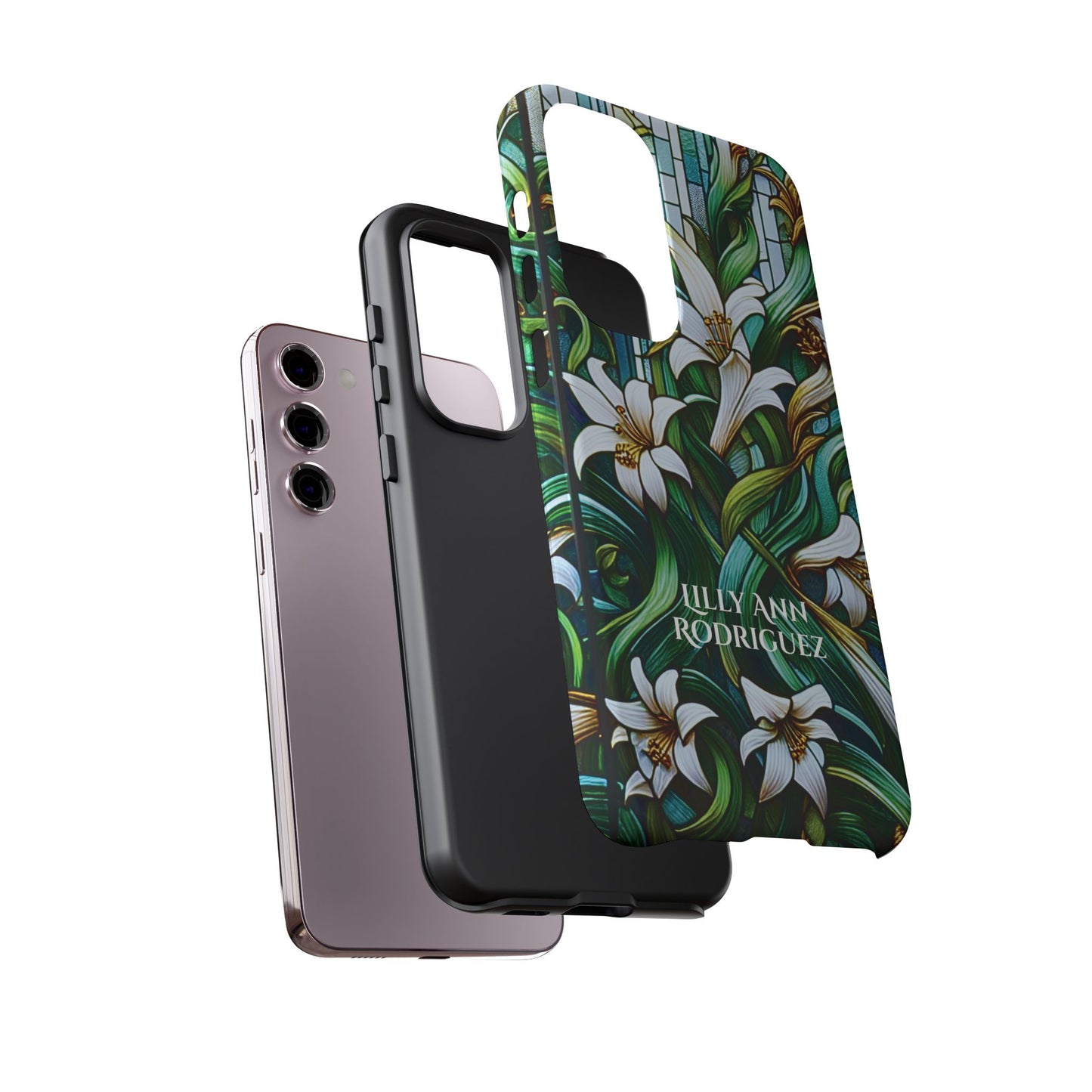 Cathedral Lilies - Personalized Phone Case