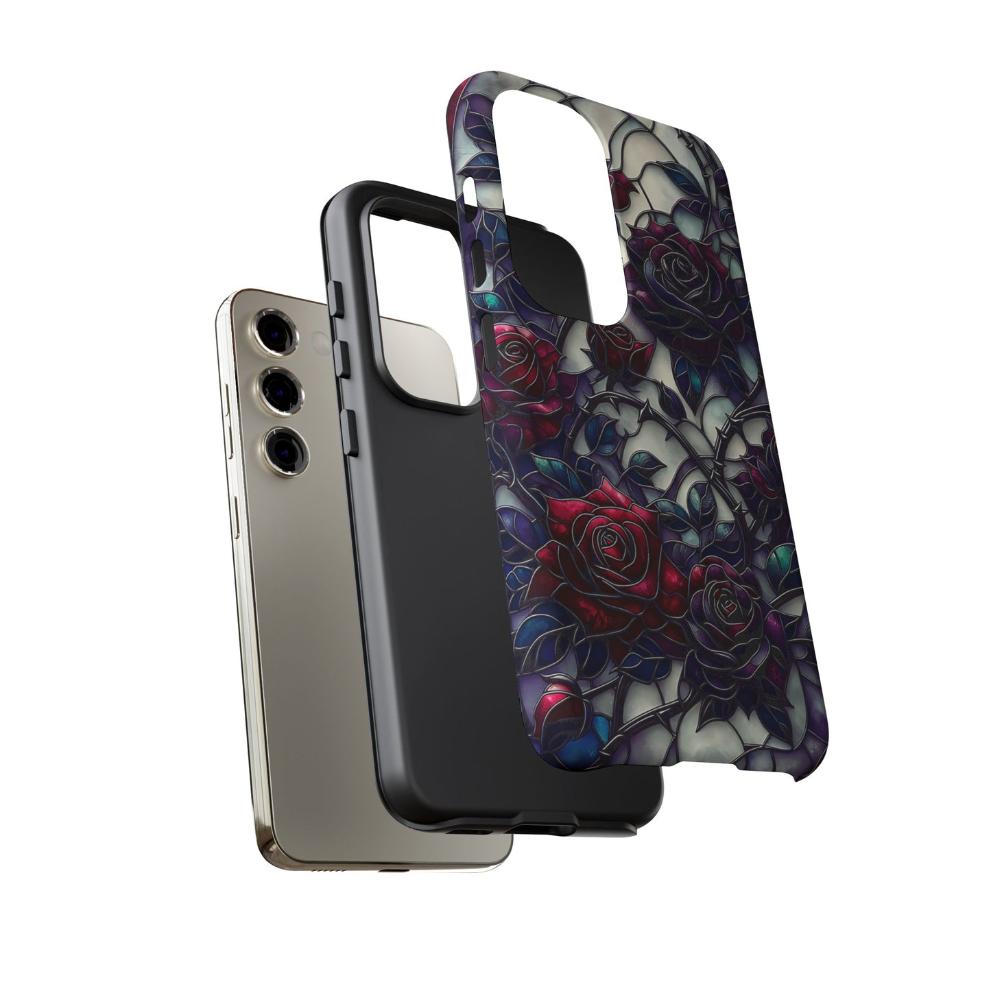 Cathedral Night Roses – Phone Case