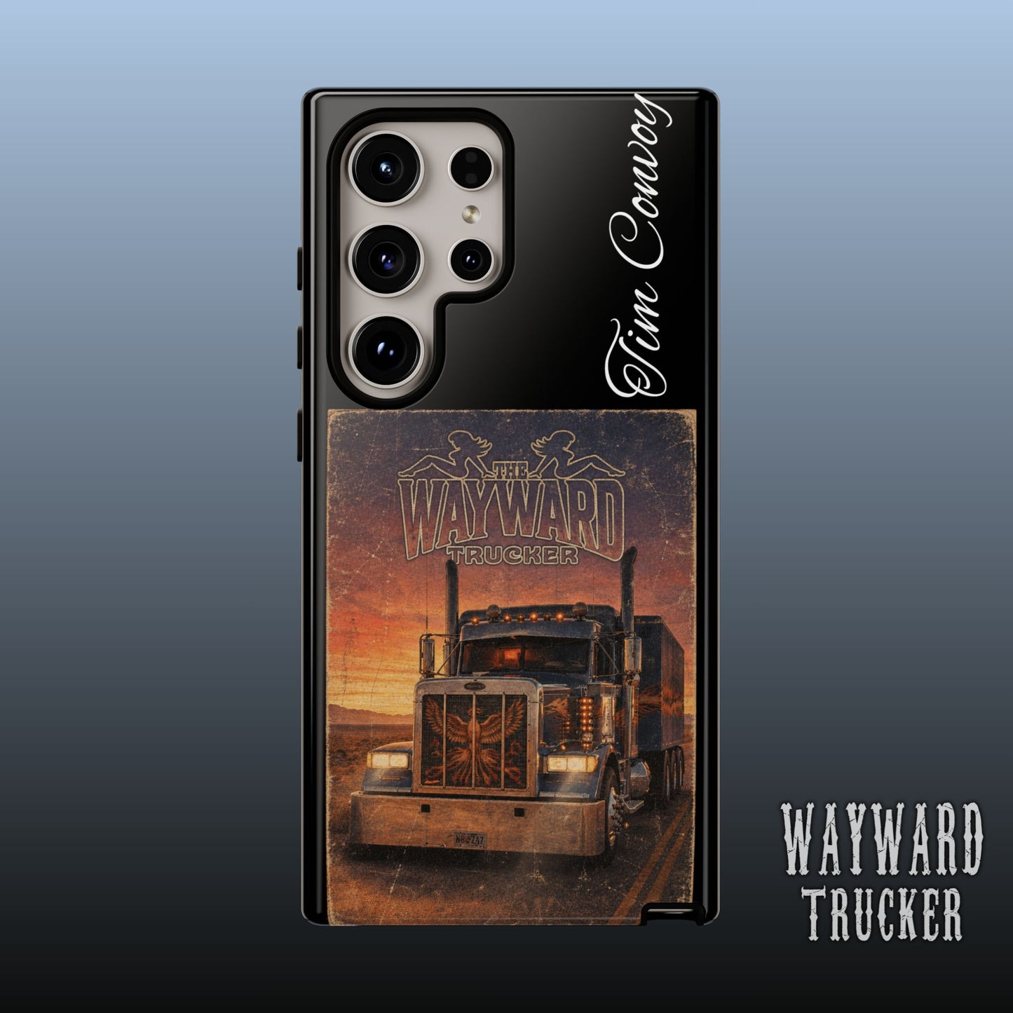 The Wayward Trucker™ Vintage Edition— Personalized Phone Case