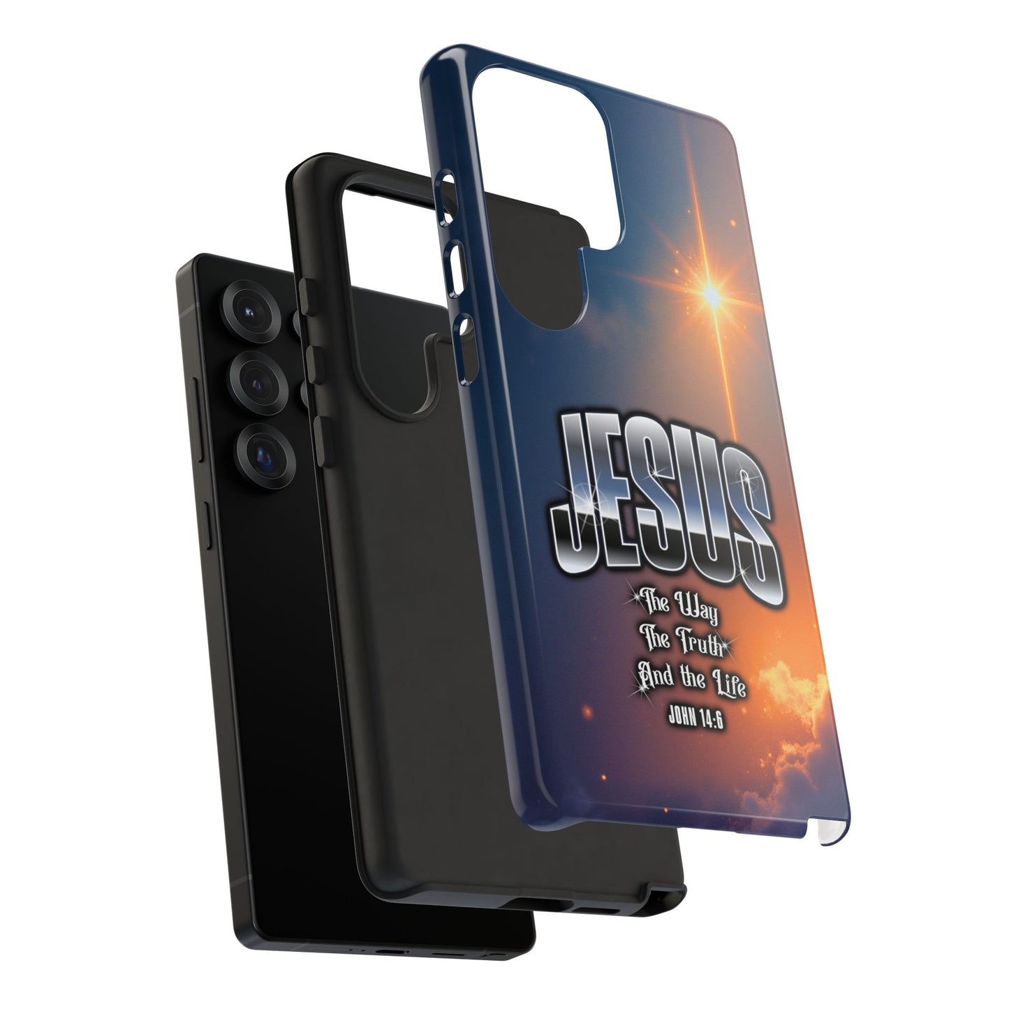 JESUS — The Way, The Truth, The Life — Radiant Sunrise Edition Phone Case