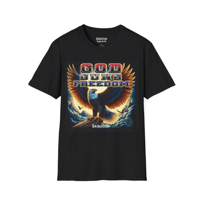 God. Guns. Freedom. – Patriotic Eagle T-Shirt