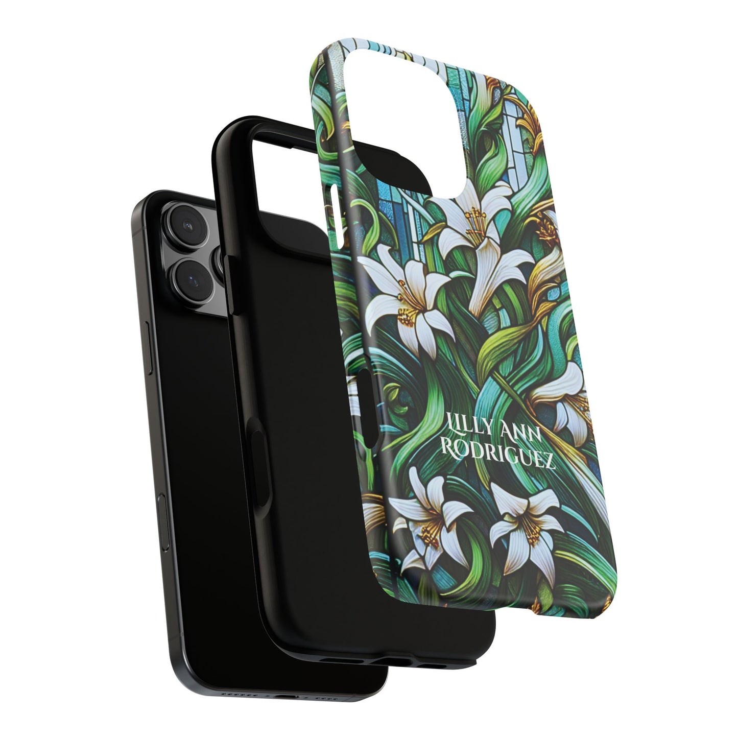 Cathedral Lilies - Personalized Phone Case