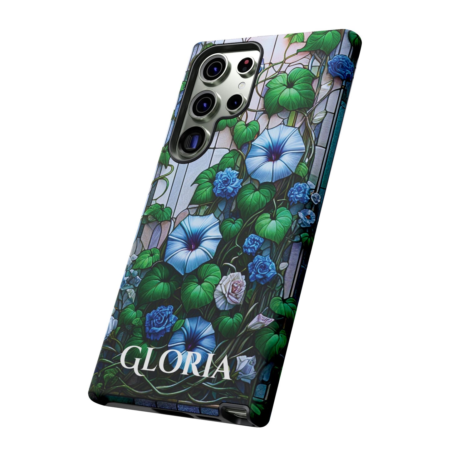 Cathedral Morning Glories - Personalized Phone Case