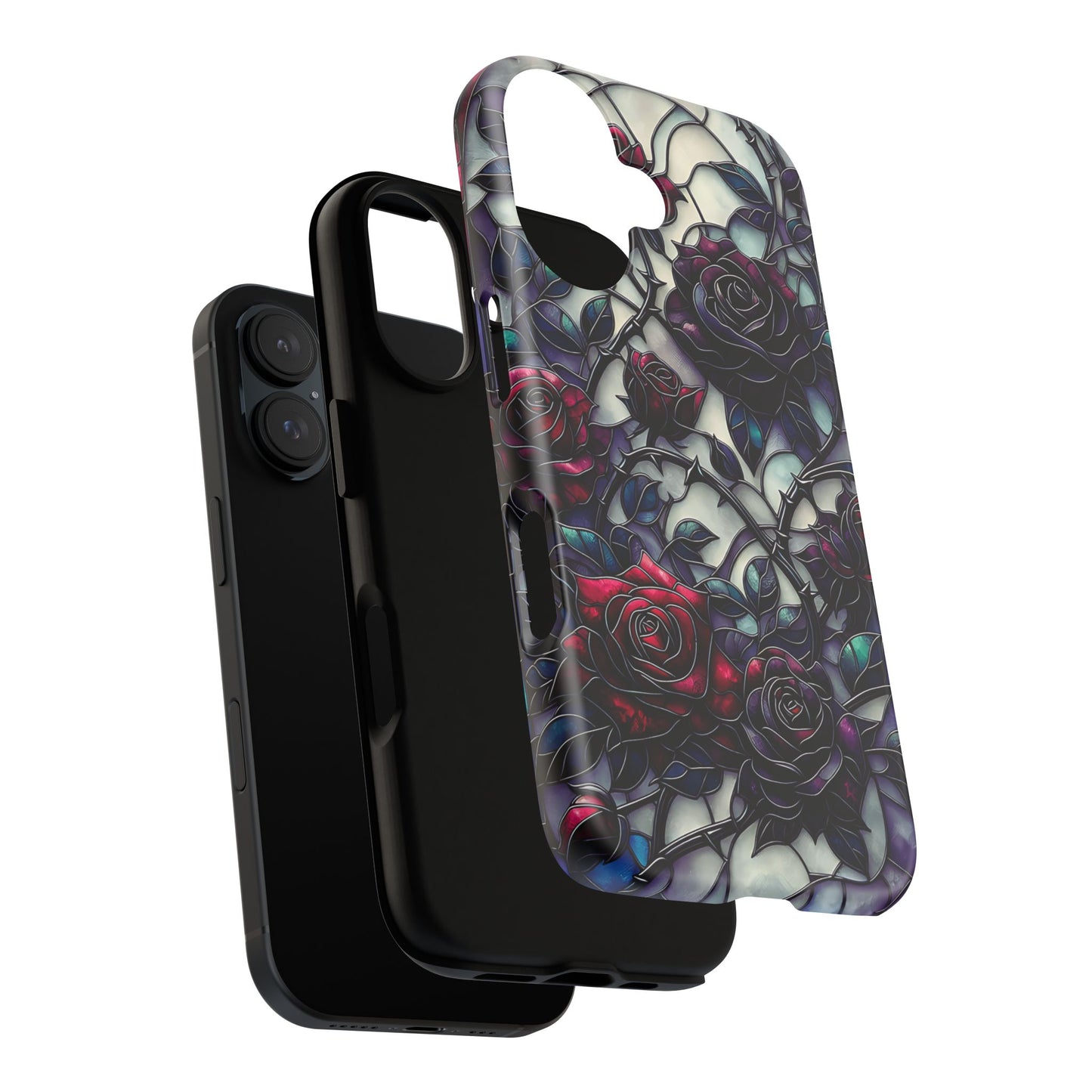 Cathedral Night Roses – Phone Case