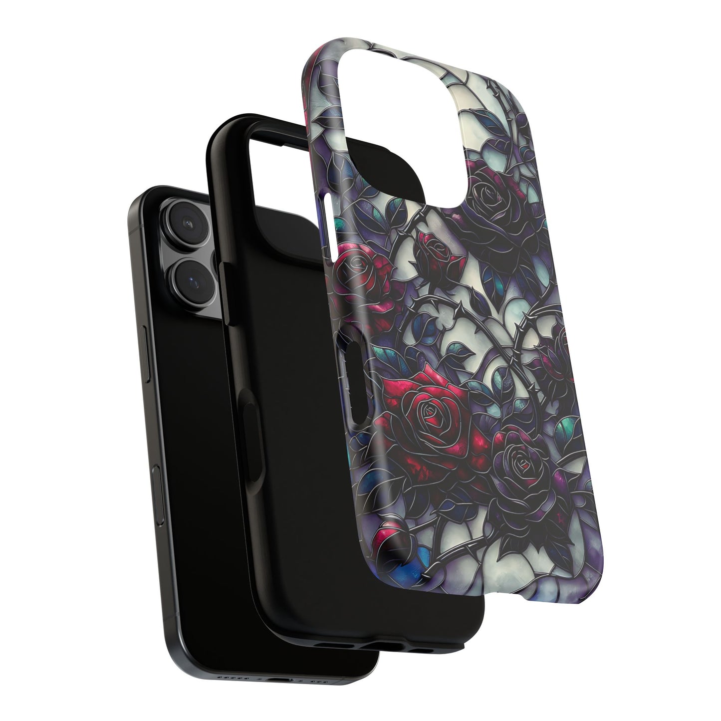 Cathedral Night Roses – Phone Case