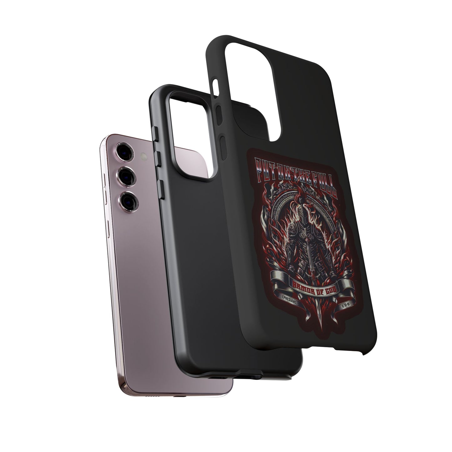 Armor of God Phone Case – Christian Warrior Design | Worship Wear Collection