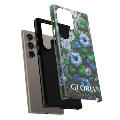 Cathedral Morning Glories - Personalized Phone Case
