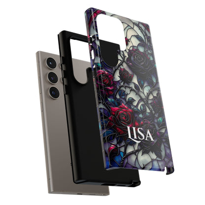 Cathedral Night Roses - Personalized Phone Case