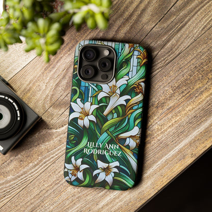 Cathedral Lilies - Personalized Phone Case