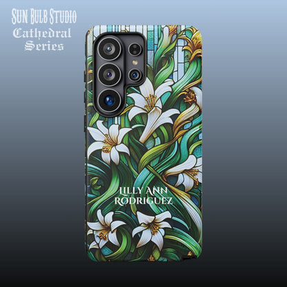 Cathedral Lilies - Personalized Phone Case
