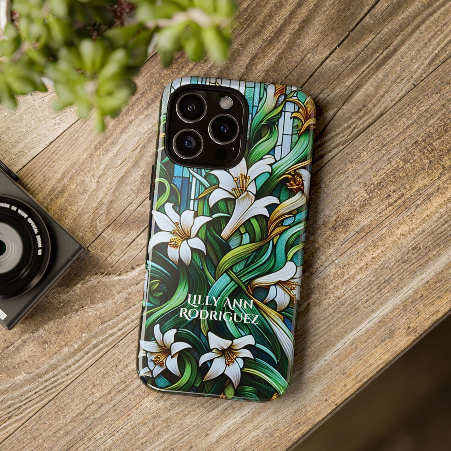 Cathedral Lilies - Personalized Phone Case