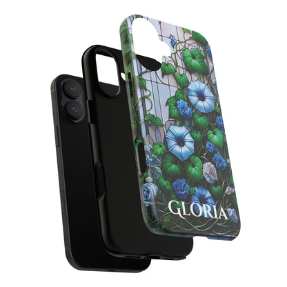 Cathedral Morning Glories - Personalized Phone Case