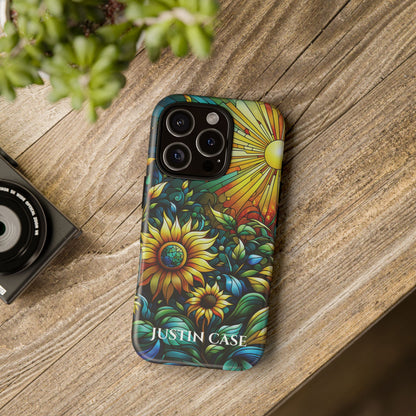 Cathedral Sunflowers - Personalized Phone Case