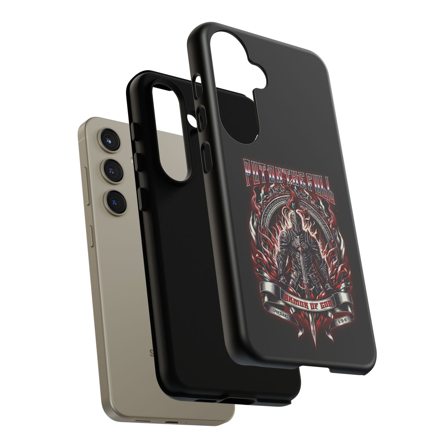 Armor of God Phone Case – Christian Warrior Design | Worship Wear Collection