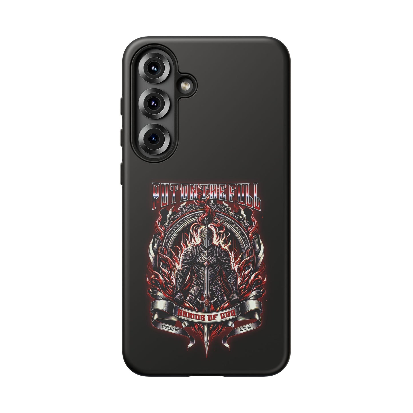 Armor of God Phone Case – Christian Warrior Design | Worship Wear Collection