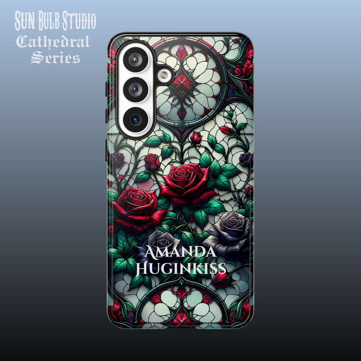 Cathedral Dawn Roses - Personalized Phone Case