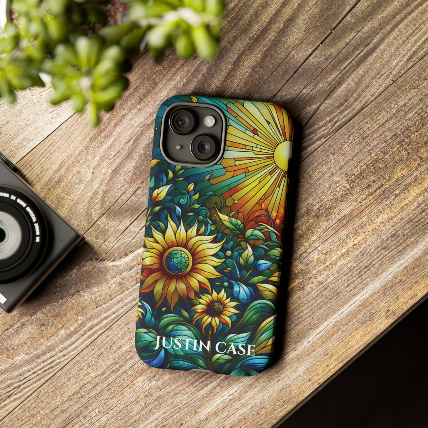 Cathedral Sunflowers - Personalized Phone Case