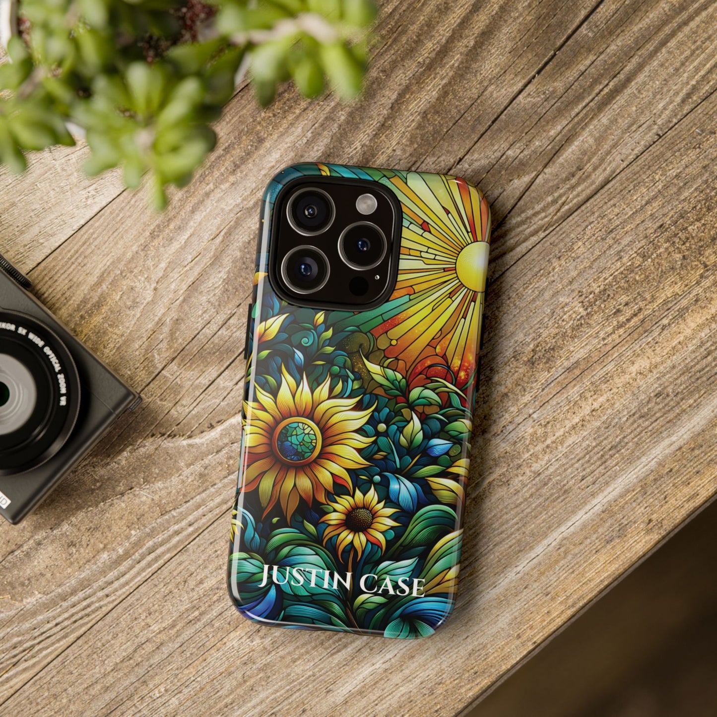 Cathedral Sunflowers - Personalized Phone Case