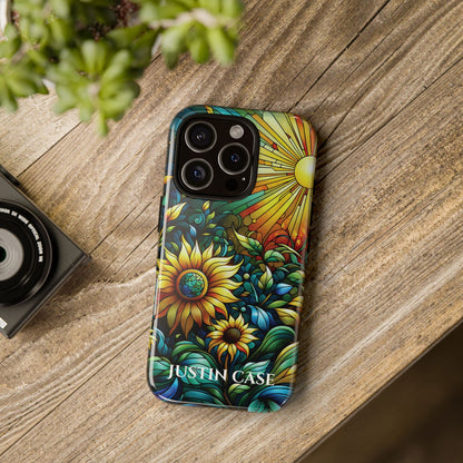 Cathedral Sunflowers - Personalized Phone Case