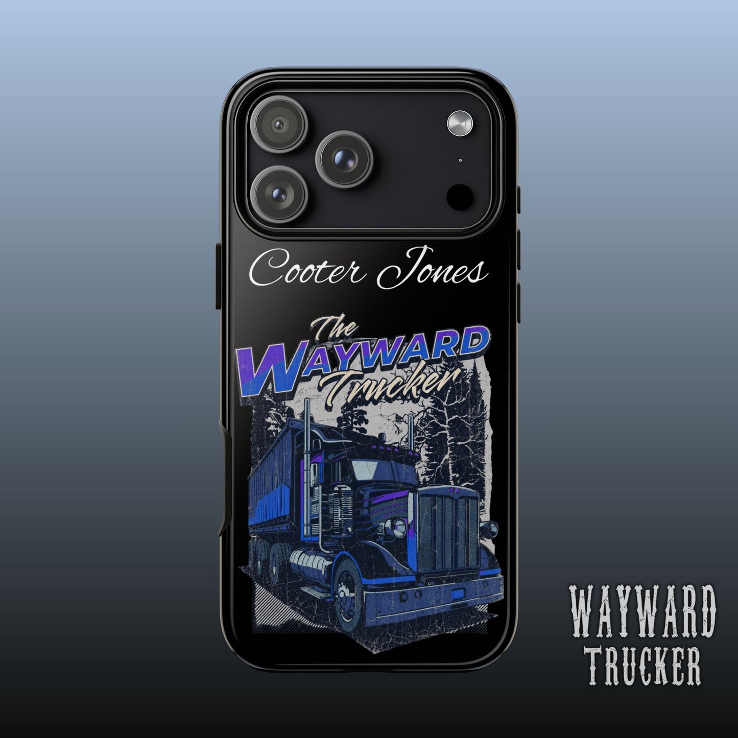 The Wayward Trucker™ Midnight Blue Edition— Personalized Phone Case