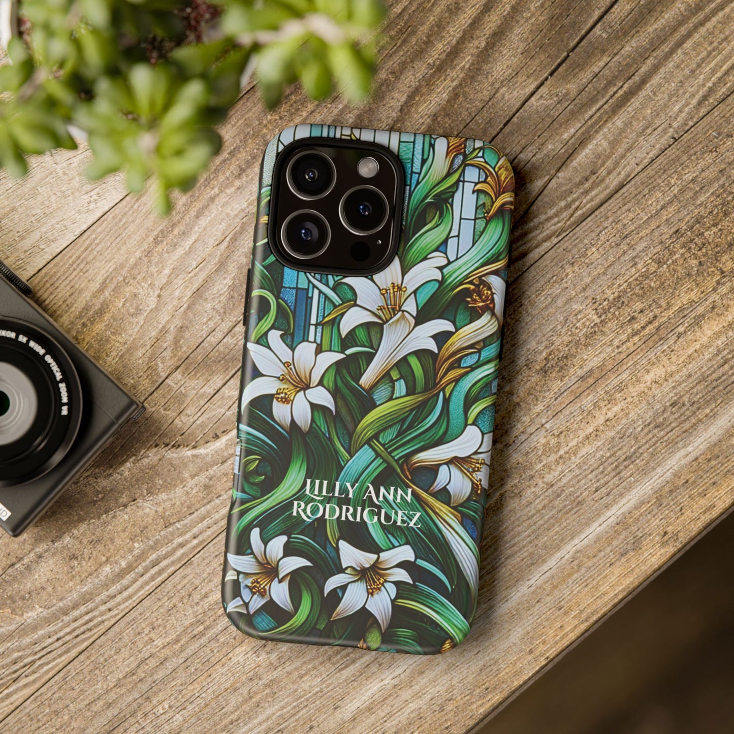 Cathedral Lilies - Personalized Phone Case