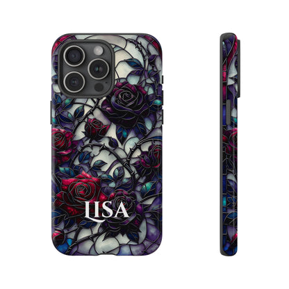 Cathedral Night Roses - Personalized Phone Case
