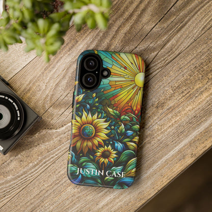 Cathedral Sunflowers - Personalized Phone Case