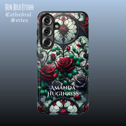 Cathedral Dawn Roses - Personalized Phone Case