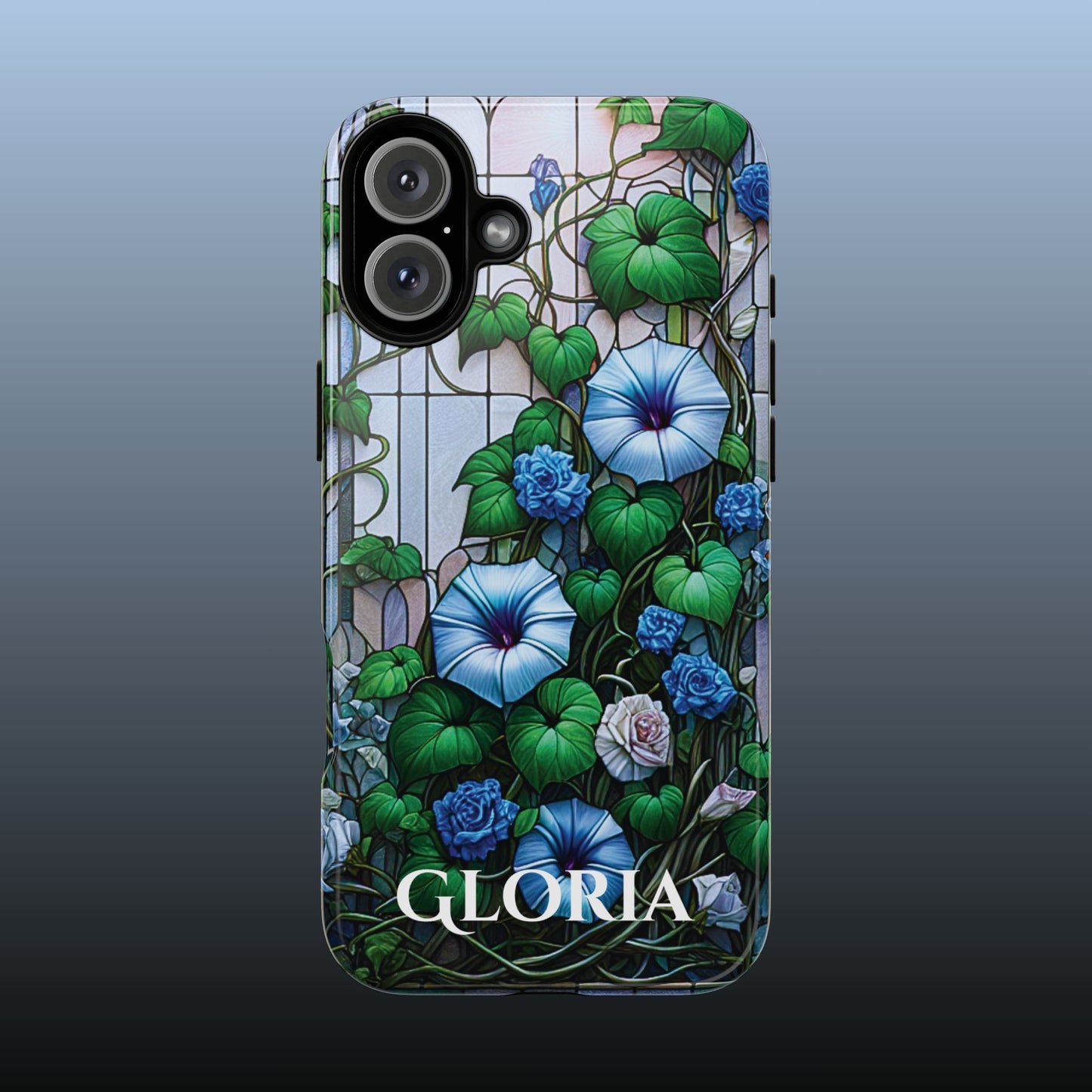 Cathedral Morning Glories - Personalized Phone Case