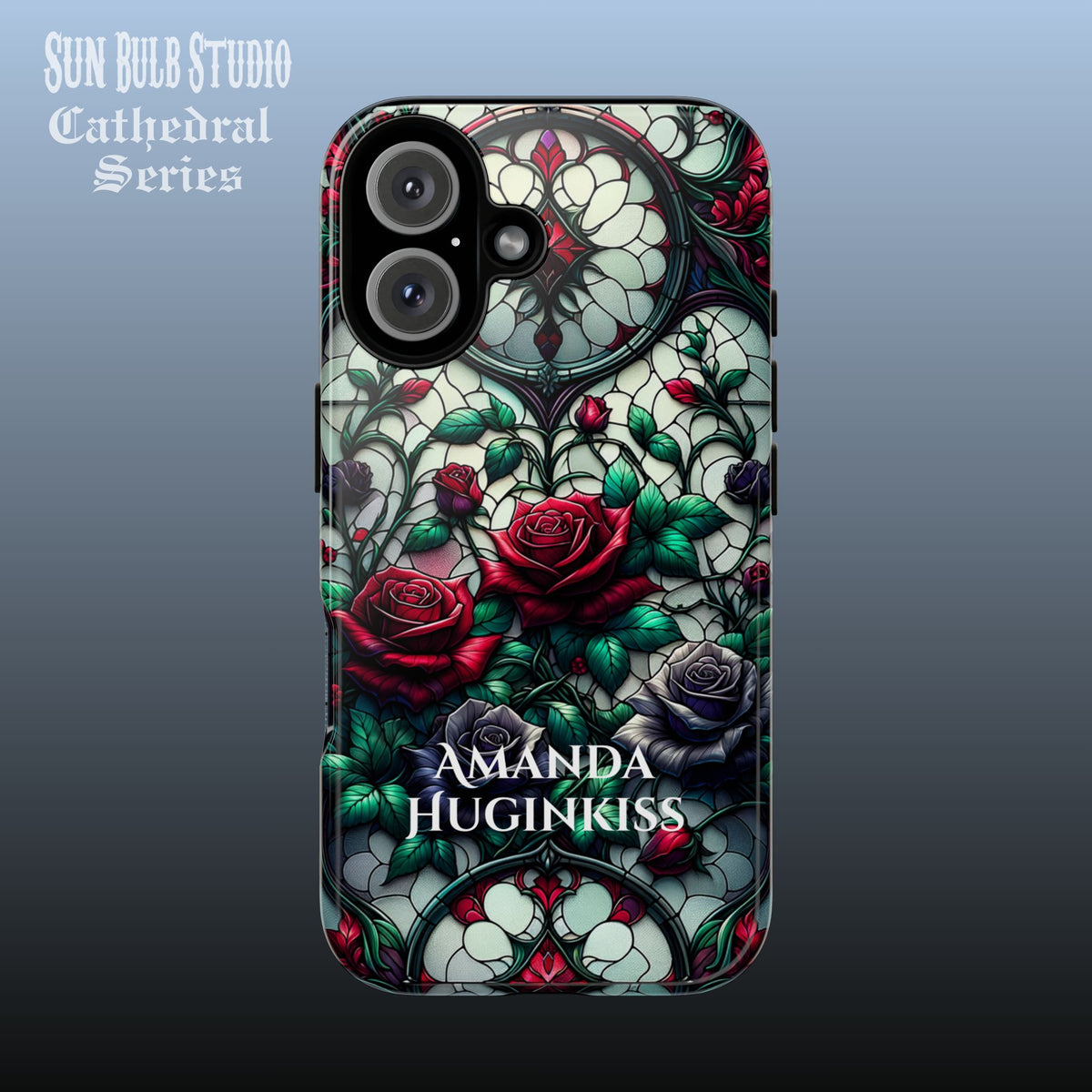 Cathedral Dawn Roses - Personalized Phone Case